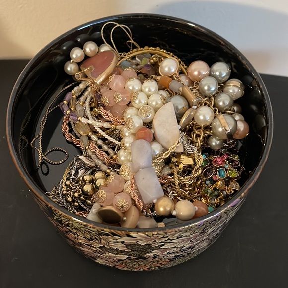 1950's Shibata Japan Black Porcelain 3 Stacking Porcelain Bowls Vintage - Picture 4 of 8